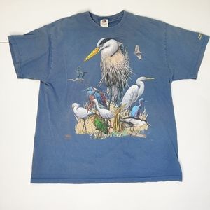 Vintage bird national refugee t-shirt